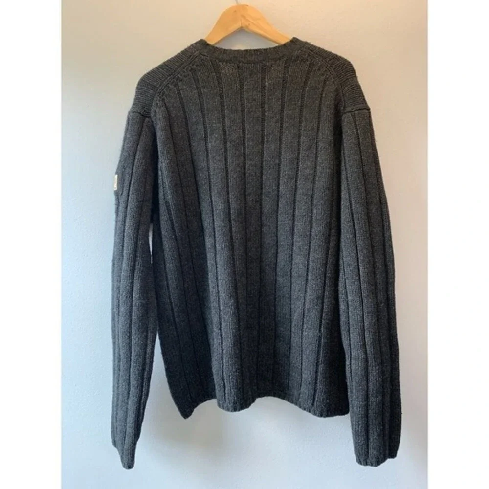 Abercrombie Fitch Wool Pullover Size‎ XL Sweater Cableknit Fisherman Grandpa